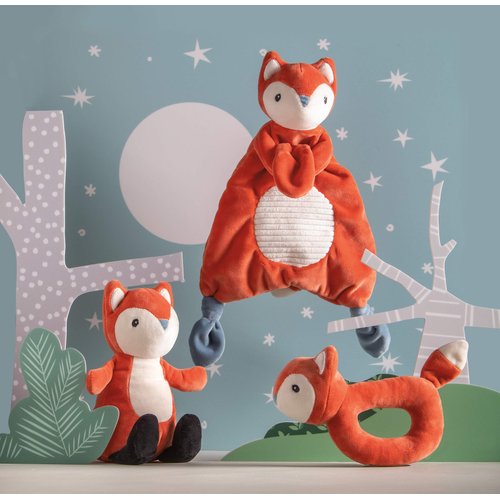 Mary Meyer Baby Rattle Leika Infant Soft Toys, 6-Inches, Little Fox