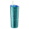 BUBBA BRANDS Envy S Vacuum-Insulated Stainless Steel Tumbler with Lid and Straw, 24oz Reusable Iced Coffee or Water Cup, BPA-Free Travel Tumbler, Island Teal