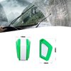 Yumfugu 1 PC Automotive Wiper Repairer, ABS Ergonomic Windshield Wiper Blade Cutter Cleaning Tool, Universal Multi-function Repair Accessories, Compatible with Most Car Models (Green & White)
