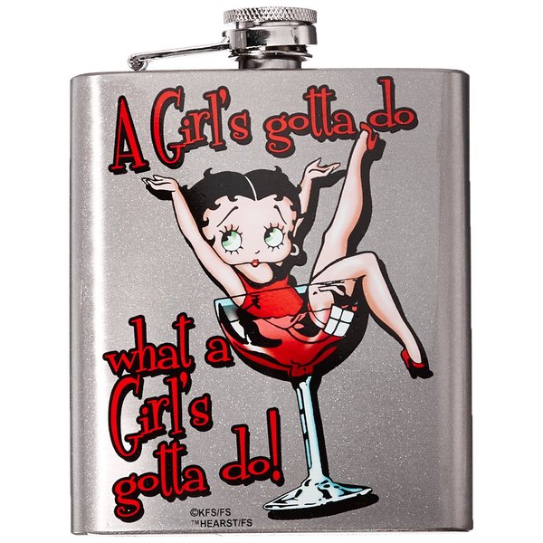 Spoontiques Betty Boop Hip Flask