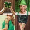 252+ PCS St Patricks Day Temporary Tattoos For Kids Men Women, 36 Sheets Green Shamrock Tattoos Stickers, Saint St. Patrick's Day Fake Tattoos for Adults, Irish Parade and Party Favors Decoration