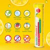 T&D German Vitamin C 180 mg - 60 Vegan Drink Effervescent Tablets - Lemon Lime Flavor - Made in Germany