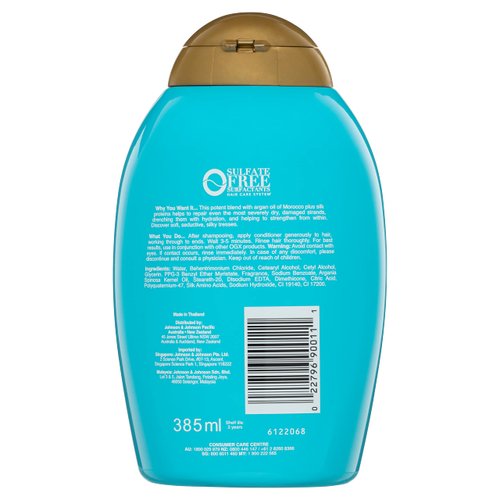 OGX Extra Strength Hydrate & Repair Conditioner with Argan Oil of Morocco for Dry, Damaged Hair, 13 Fl Oz