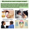 Moosec Tongue Scraper Cleaner, Bad Breath Treament&Get Rid of White Tongue, 100% BPA Free Medical Grade Stainless Steel Tongue Scrubber for Oral Care Dentist Recommendation