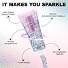 Drawdart Face & Body Glitter,Cosmetic-Grade Holographic Glitter Gel,50ml Silver Hair Glitter Gel,Rave Glitter,Mermaid Makeup Glitters for Women - Vegan & Cruelty Free