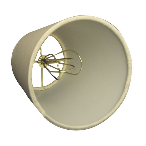 Royal Designs Designer Mushroom Pleat Empire Clip On Chandelier Lamp Shade, 3"" x 5"" x 4.5"", Set of 6 (CS-924-5LNBG)