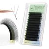 ANNAFRIS 3D Premade Fan W Shape Clover Eyelash Extensions 0.07 D Curl 8-14mm Mix Volume Self Fanning W Lash Extensions Makeup Supplies Professional Use(0.07 D, 8-14mm Mix)
