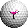 Golfdotz | Tropical Collection | Golf Ball Markers | Golf Accessories | Golf Ball Customizers | 18-32 Count (Pink Cocktails)