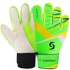 Sportout Kids Goalkeeper Gloves, Soccer Gloves with Double Wrist Protection and Non-Slip Wear Resistant Latex Material to Prevent Injuries (Green, Size 5 Suitable for 5 to 8 Years Old)