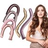 JINNEISYS Heatless Hair Curler, 6PCS Satin Heatless Curling Rod for Long Medium Hair, Flexi Rods for All Hair Types