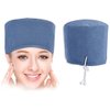 New Upgrade 3 Levels 110V Hair Care Hat,Hair SPA Cap,Hair Care Steamer Cap,Thermal Hair Cap,Waterproof Home Hair Thermal Care Electric Hair Treatment Natural Beauty Steamer (Blue)