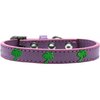 Mirage Pet Products 631-24 LPK18 Green Palm Tree Widget Dog Collar, Size 18, Light Pink