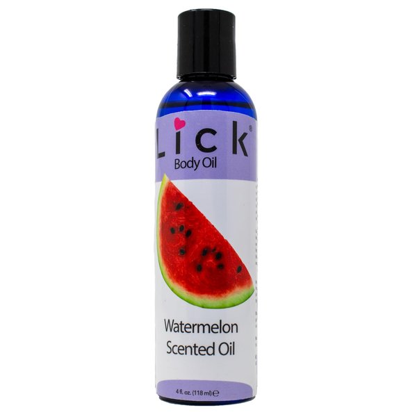 LICK Watermelon Scented Body Oil - Vitamin E Infused, Moisturizing and Hydrating After Shower Body Oil, Antioxidant Protection, Soothing Aromatherapy - Natural and Gentle for All Skin Types…