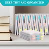 Caydo 36PCS 6x6inch Scrapbook Paper Storage, with 60PCS Sticky Index Tabs for Holding Scrapbook Paper, Cardstock, Vinyl Sheets