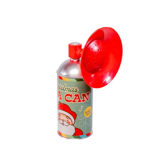 Toysmith Christmas in A Can – Fun Holiday Noise Machine with Santa Sounds & Christmas Songs – Plays Jingle Bells and We Wish You a Merry Christmas – Perfect for Kids and Family Fun – Ages 3+