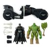 DC Comics, Batman and Swamp Thing Armory Attack Batcycle Set, Exclusive Armored Batman and Swamp Thing Action Figure with Accessories, Kids Toys for Boys and Girls Ages 4 and Up