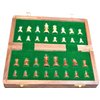 ChessBazar 10x10” Chess Set Chess Set with Bag - Folding Standard Magnetic Travel Chess Board Game Handmade in Fine Rosewood with Storage for Chessmen