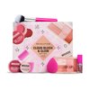 Revolution Beauty Cloud Blush & Glow Highlight Makeup Gift Set, 6-Piece Holiday Set with Eyeshadows, Blush, & Nourishing Lip Oils, Vegan & Cruelty-Free