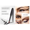 MAEPEOR Gel Eyeliner 10 Colors Smooth Cream Matte Eyeliner Gel Longlasting Waterproof and Smudgeproof High Pigment Eyeliner with Brush (03 Brown)