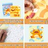 Crafts for Kids Ages 4-8 Sticker Paint Numbers Books for Kids Boys Girls Ocean Vehicles Desserts Monster Stickers Party Favors Road Plane Travel Toy Activity Book Relaxation Christmas Gifts