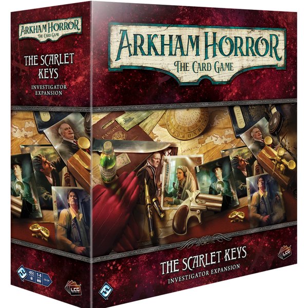 Fantasy Flight Games Arkham Horror The Card Game The Scarlet Keys Investigator Expansion | Horror Mystery Game | Cooperative Card Game | Ages 14+ | 1-4 Players | Avg. Playtime 1-2 Hours | Made