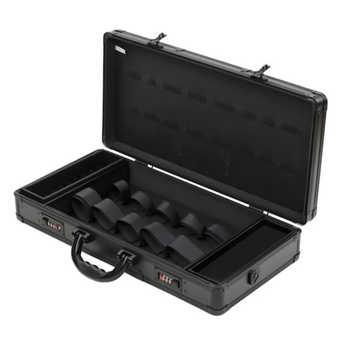 Gdrasuya10 Professional Barber Supplies Case Clipper Bag Portable Tool Box Scissors Shavers Organizer Travel Hair Cutting Grooming Kit Suitcase