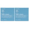 EARTH SCIENCE - Apricot Night Cream with Hydrating Apricot and Vitamin E for Dry Skin (2pk, 1.65 oz)