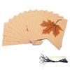 Konsait Give Thanks Hanging Banner Thanksgiving Party Pennant Bunting Garland Give Thanks Bunting Maple Leaf Banner Paper for Happy Thanksgiving Day Celebration Home Decoration Party Favors