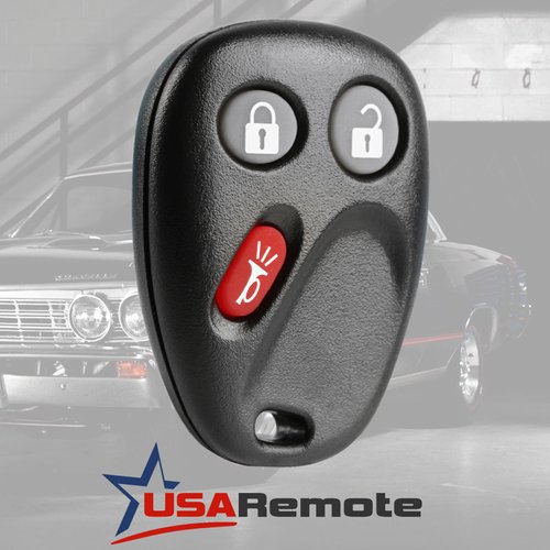 Key Fob Keyless Entry Remote fits 2003 2004 2005 2006 Chevy Tahoe Suburban Silverado Avalanche Equinox SSR / GMC Sierra Yukon / Cadillac Escalade / Hummer H2 / Pontiac Torrent / Saturn Vue (LHJ011)