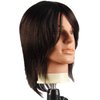 Male Mannequin Head With 100% Human Hair Cosmetology Manikin head for Cutting Styling With Doll Head for Hair Styling with Clamp Stand