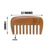 Moreinday Wooden Comb Pocket Comb Wide Tooth Comb Hair Comb Detangler Sandalwood Comb for Hair for Men Women