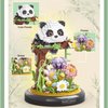 QARULUS Panda Flower Building Set for Adult Plant Friend Set Bonsai Tree Party Favors for Kids Animal Building Blocks Valentines New Year Easter Birthday Gift for Boys Girls Age 6-12+(Panda Flowers)