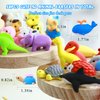 Megoogo 58 Pcs Animal Erasers Desk Pets Mini 3D Erasers Bulk Puzzle Erasers Gifts for Classroom Prizes Game Rewards Treasure Box Party Favors Goodie Bag Stuffers