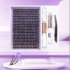 Ocean Pearl Lash Clusters 10-20mm 40D 300PCS Lash Clusters Kit DIY Lash Extension Kit Individual Lashes Natural Lashes Fluffy Eyelashes Eyelash Extension Kit with Lash Bond+Seal+Remover+Tweezer-40D