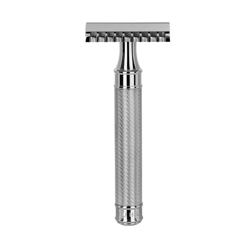 MÜHLE TRADITIONAL Grande Stainless Steel Safety Razor (Open Comb)