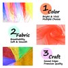 Novelty Place Dance and Juggling Scarves - 12Pcs Silk Square Scarves Musical Sports Scarves with Rolled Hems - Performance Props Children's Musical Instrument Accessories - 6 Colors (24" x 24")