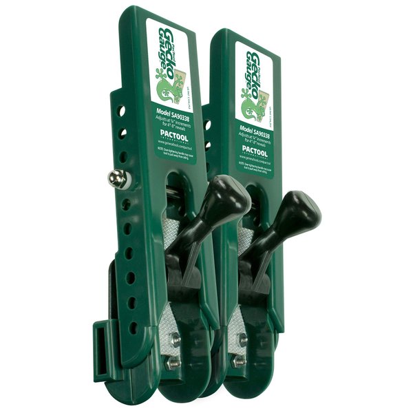 PacTool Gecko Gauge LP Siding Mounting Kit Streamline Siding Installation Compatible with 3/8-Inch Siding Versatile Tool for Home Exterior, Set of 2