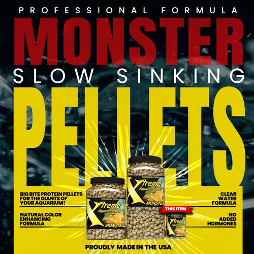 Xtreme Aquatic Foods 2150-B Monster Pellet Fish Food