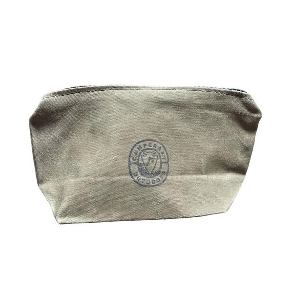 Bushcraft Accessory Tote, Fire Kit, Waxed Canvas Toiletry Bag, Canvas Tool Pouch, Camping Tote Bag