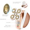 AHUADA Women's Electric Shaver Replacement Heads : 5 Legs Hair Removal Razor Replacement Heads 4D Floating Heads Replacement Blades for Women
