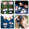Balacoo Chinese Style Hair Clips Retro Hair Ball Hairpin Furry Balls Hair Clips Tassel Barrettes for Cosplay Hanfu Hair Accessories Girls Hairpin Hair Ribbons for Women