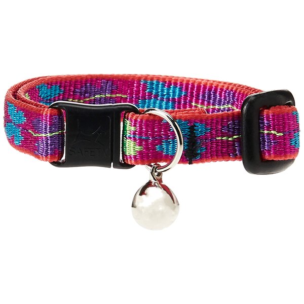 LupinePet Originals 1/2" Wing It Cat Safety Collar with Bell , 8-12"