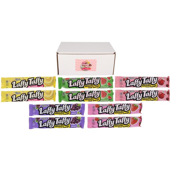 Laffy Taffy Stretchy & Tangy Variety Pack of 5 Flavors (2 of each flavor, Total of 10)