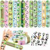 48 PCS Panda Party Favors 24PCS Tattoos Stickers 24PCS Slap Bracelets Wristbands Perfect for Panda Themed Birthday Baby Showers or Classroom Rewards Ideal Decor and Gifts for Girls and Boys