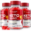 (3 Pack) Lean Ready Keto Gummies, Lean Ready Keto Gummy Advanced Formula, Lean Ready Keto ACV Apple Cider Vinegar 1000MG, All-Natural Keto Support, Keto + ACV, Keto Vitamin Reviews (180 Gummies)