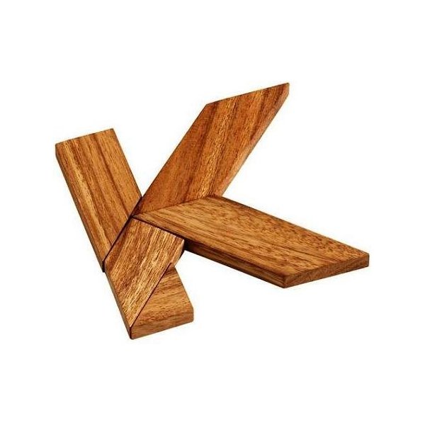 K Puzzle Wooden Brain Teaser