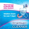 SmartGuard Premium Cleaner Crystals & Cleaning Case -(110 Cleanings)- Removes Stain, Plaque, & Bad Odor from Clear Braces, Dentures, Night Guards, Mouth Guard, & Retainers.