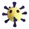 GIANTmicrobes MERS Plush - Soft Plush Features The Signature Spike Proteins of The Virus, Great Gift for Scientists, Educators and Healthcare Workers, Includes a Card with Factual Information