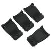 E-outstanding Buckle Clip 4PCS Molle Strap Backpack Bag Webbing Connector MOLLE Clips Military Accessory Black