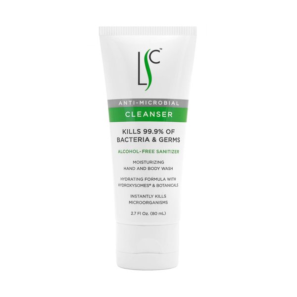 LABORATORY SKIN CARE Hand and Body Wash Cleanser For Adults and Children with Sensitive Skin, Unscented, Sanitizing Foaming Gel (2.7 Ounce)